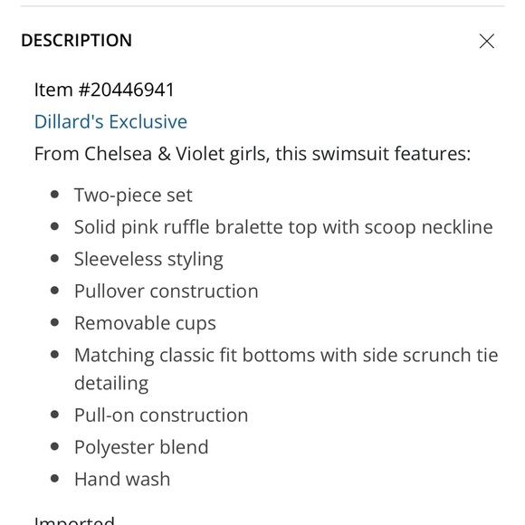 Chelsea & Violet Girls 2 piece swim suit 😍 - Picture 7 of 8